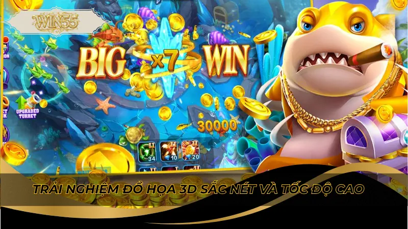Trải nghiệm đồ họa 3D sắc nét và tốc độ cao